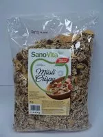 Mängden socker i SanoVita Musli crispy