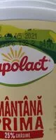 Mängden socker i Smântână