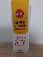 Mängden socker i Lapte de consum 3.5% grasime