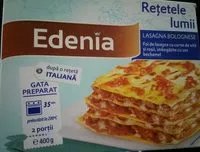Mängden socker i Edenia lasagna bolognese