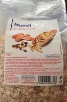 Mängden socker i Musli cu 30% fructe