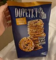 Mängden socker i Dupetky černý a bílý sezam