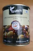 Mängden socker i Spicy Mixed Pitted Olives in brine