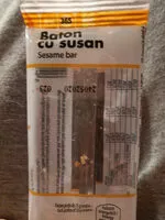 Mängden socker i Sesame bar
