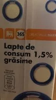 Mängden socker i Lapte de consum 1,5%