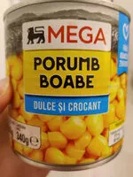 Mängden socker i Can of sweet corn kernels with no added sugars