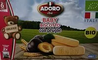 Mängden socker i BABY BISCOTO con prugne