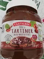 Mängden socker i Pâte à tartiner aux noisettes