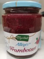 Mängden socker i Confiture allégée framboises