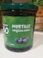 Mängden socker i Myrtilles  confiture extra