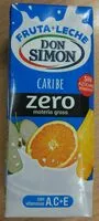 Mängden socker i Fruta + leche caribe zero