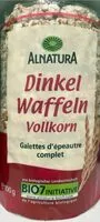 Mängden socker i Dinkel Waffeln Vollkorn