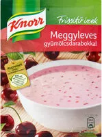 Mängden socker i Meggyleves gyümölcsdarabokkal