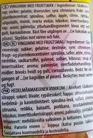 Mängden socker i Haribo Nappar