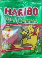 Mängden socker i Zure bommen