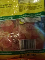 Mängden socker i Haribo Perziken 250 Gram