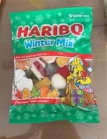 Mängden socker i Haribo winter mix