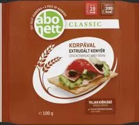 Mängden socker i Extrudált kenyér - korpával