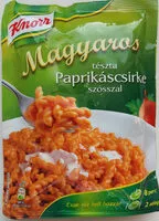 Mängden socker i Magyaros tészta paprikáscsirke szósszal