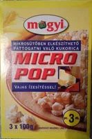 Mängden socker i Popcorn burro