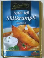 Mängden socker i Tejfől ízű sültkrumpli fűszersó