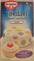 Mängden socker i Fondant