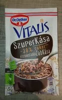 Mängden socker i Vitális SzuperKása