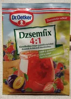 Mängden socker i Dzsemfix 4:1