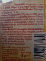 Mängden socker i Vanillincukor