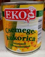 Mängden socker i Csemege-kukorica morzsolt vákuumzárású