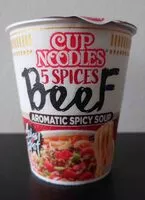 Mängden socker i Cup Noodles Beef Aromatic Spicy Soup