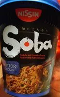 Mängden socker i Nudeln (instant) - Soba Yakitori Chicken