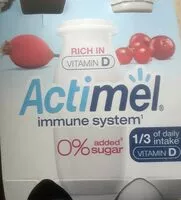 Mängden socker i Actimel