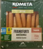 Mängden socker i Frankfurti virsli