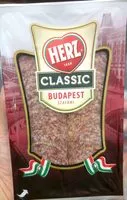Mängden socker i Classic Budapest Szalámi
