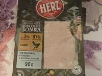 Mängden socker i Füstölt-főtt csirkemell sonka