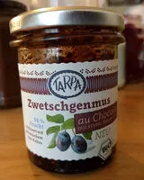 Mängden socker i Zwetschgenmus au Chocolat
