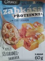 Mängden socker i Instant oatmeal with protein and caramel