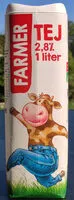 Mängden socker i Farmer tej, 2,8%
