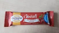 Mängden socker i Müzli (red frutis)