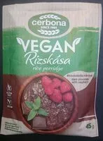 Mängden socker i Vegan Rizskása étcsokoládés málnával