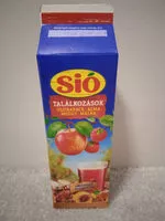 Mängden socker i Sió Találkozások rostos vegyes gyümölcsital