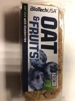 Mängden socker i Oat & Fruit Bar, Blueberries