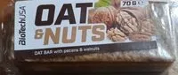 Mängden socker i Oat nuts