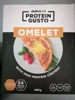 Mängden socker i Omelet powder with high protein content