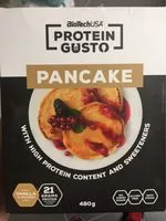 Mängden socker i Pancake, Protein Gusto