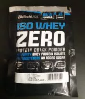 Mängden socker i Iso Whey Zero Lemon Cheescake