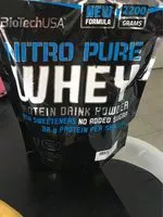 Mängden socker i Nitro pure whey