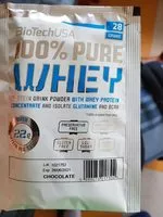 Mängden socker i 100% pure whey
