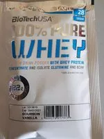 Mängden socker i 100% Pure Whey